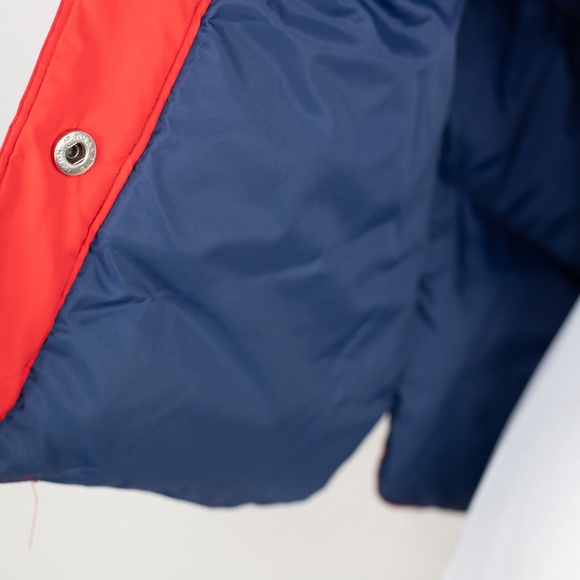 Vintage 70s Antler Rainbow Stripe Down Puffer Vest Size M - Picture 10 of 16